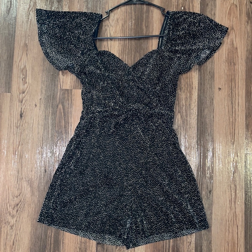 Black and White NWOT Romper